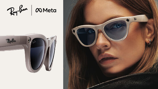 Ray-Ban Meta -älylasit naisen kasvoilla